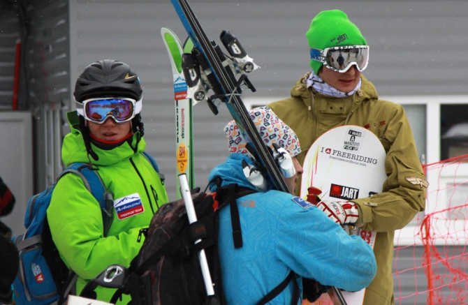 Февраль. Фрирайд. Домбай (Бэккантри/Фрирайд, russian freeride cup, соревнования)