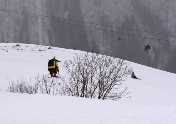 Февраль. Фрирайд. Домбай (Бэккантри/Фрирайд, russian freeride cup, соревнования)