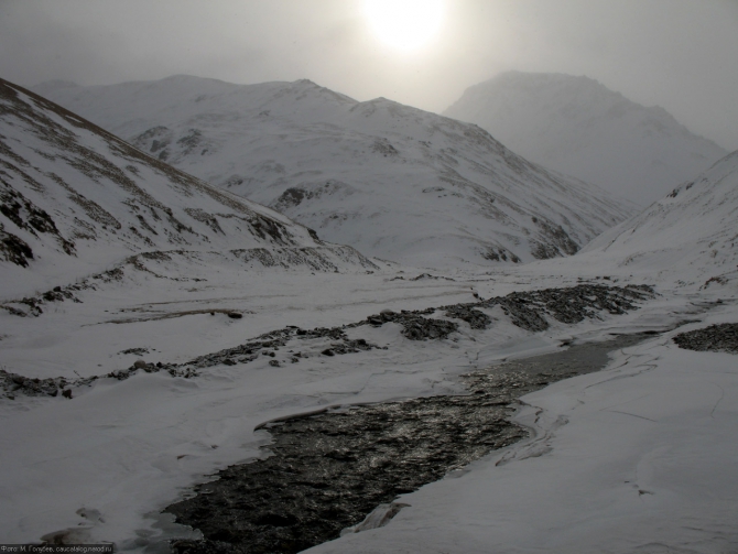 Кавказ - январь 2007. Фотоальбом (Горный туризм, горы, приэльбрусье, эльбрус, зима, снег, скалы)