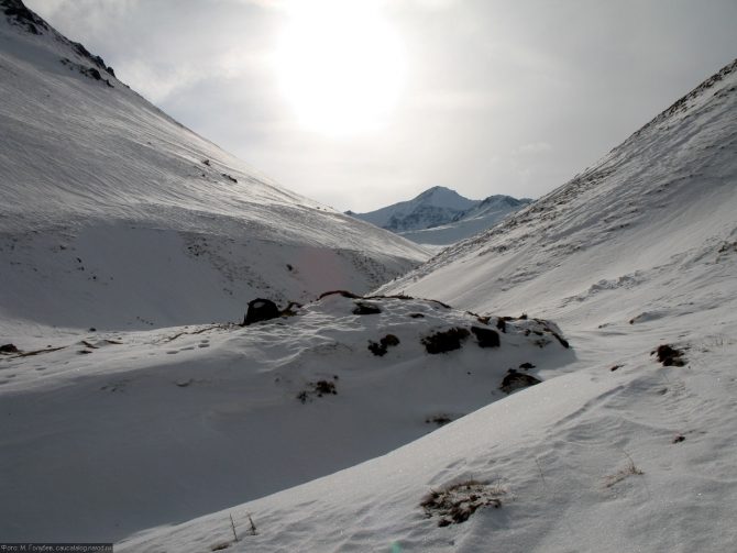 Кавказ - январь 2007. Фотоальбом (Горный туризм, горы, приэльбрусье, эльбрус, зима, снег, скалы)