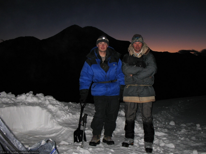 Кавказ - январь 2007. Фотоальбом (Горный туризм, горы, приэльбрусье, эльбрус, зима, снег, скалы)