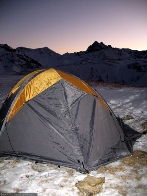 Кавказ - январь 2007. Фотоальбом (Горный туризм, горы, приэльбрусье, эльбрус, зима, снег, скалы)