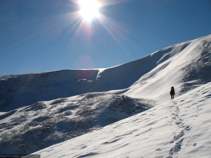 Кавказ - январь 2007. Фотоальбом (Горный туризм, горы, приэльбрусье, эльбрус, зима, снег, скалы)