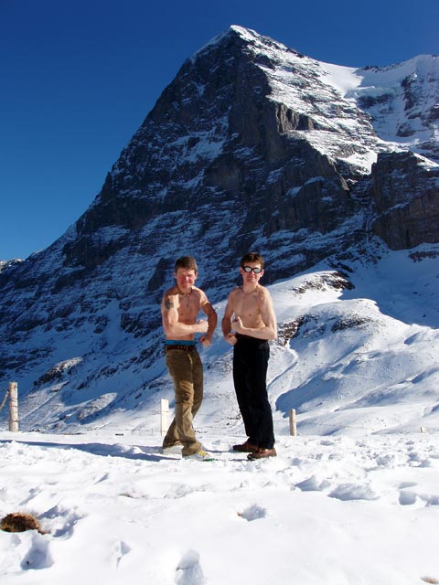 Украина-Татарстан на Эйгере (Альпинизм, хекмаер, швейцария, альпы)