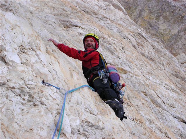 Первое зимнее повторение маршрута "Bellavista" 7c, A4 на Лаваредо (Альпинизм, доломиты, италия, зимний альпинизм, хубер, ито, альпинизм, беллависта)