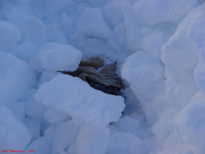 Кавказ, Адыр-су. Лавина. (Альпинизм)