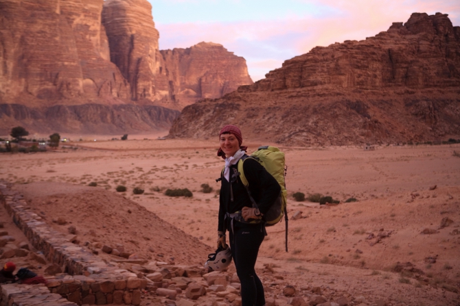 Jordan Women. Часть 1. В погоне за девчонками. (Альпинизм, wadi rum)