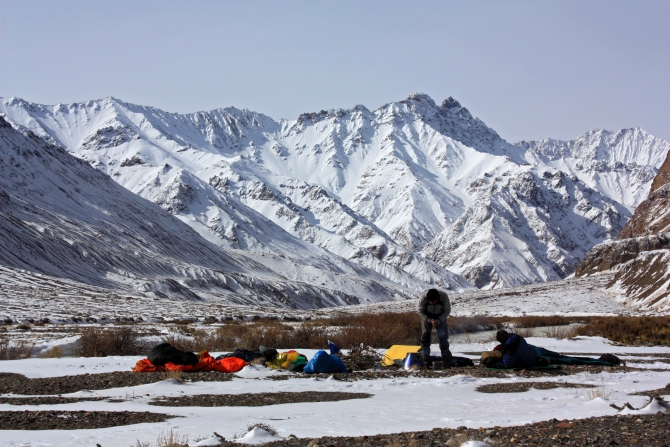Зимний Памир. Фотоальбом. Часть 1. Заходы по Пшарту и кольцо в хр. Музкол (Путешествия, пик советских офицеров, мургаб, лыжный туризм, маи)