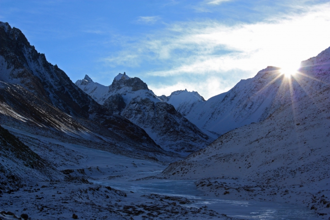 Зимний Памир. Фотоальбом. Часть 1. Заходы по Пшарту и кольцо в хр. Музкол (Путешествия, пик советских офицеров, мургаб, лыжный туризм, маи)
