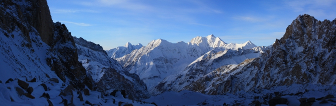 Зимний Памир. Фотоальбом. Часть 1. Заходы по Пшарту и кольцо в хр. Музкол (Путешествия, пик советских офицеров, мургаб, лыжный туризм, маи)