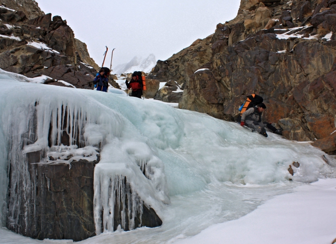 Зимний Памир. Фотоальбом. Часть 1. Заходы по Пшарту и кольцо в хр. Музкол (Путешествия, пик советских офицеров, мургаб, лыжный туризм, маи)