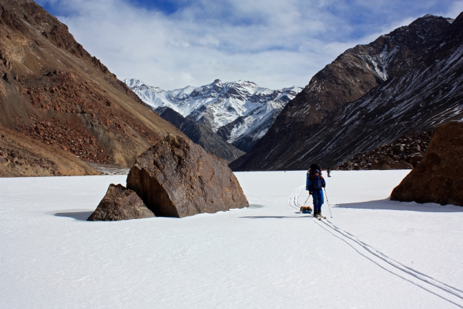 Зимний Памир. Фотоальбом. Часть 2. Долина Мургаба и Сарезское озеро (Путешествия, усойский завал, музкол, лыжный туризм, маи)