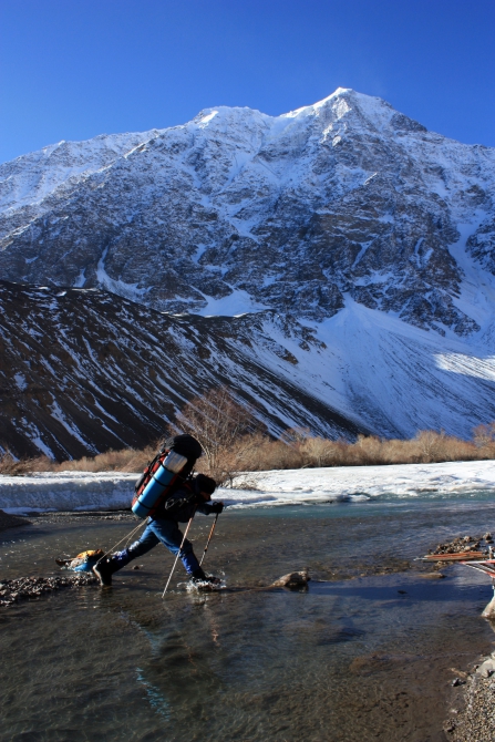 Зимний Памир. Фотоальбом. Часть 2. Долина Мургаба и Сарезское озеро (Путешествия, усойский завал, музкол, лыжный туризм, маи)
