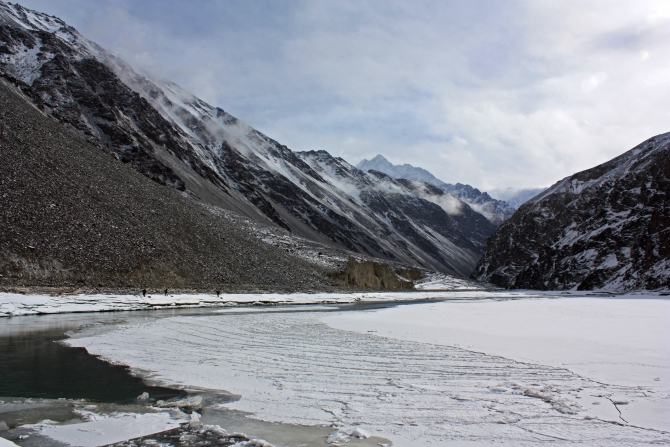 Зимний Памир. Фотоальбом. Часть 2. Долина Мургаба и Сарезское озеро (Путешествия, усойский завал, музкол, лыжный туризм, маи)