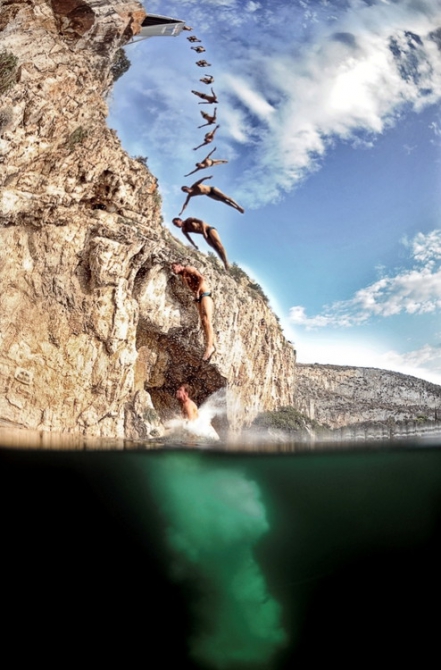 Этап чемпионата мира по клиффдайвингу в Ялте (крым, ялта, cliff diving, red bull)