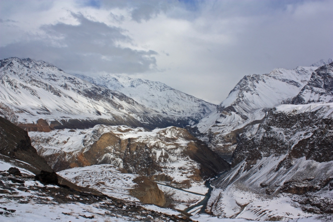 Зимний Памир. Фотоальбом. Часть 3. Через горы Центрального Памира (Путешествия, ледник грум-гржимайло, абдукагор, ледник федченко, пик революции, лыжный туризм, маи)