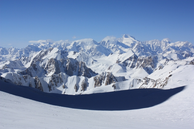 Зимний Памир. Фотоальбом. Часть 3. Через горы Центрального Памира (Путешествия, ледник грум-гржимайло, абдукагор, ледник федченко, пик революции, лыжный туризм, маи)