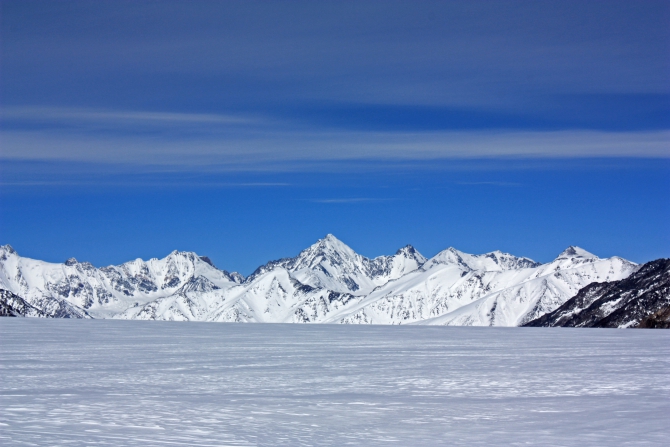 Зимний Памир. Фотоальбом. Часть 3. Через горы Центрального Памира (Путешествия, ледник грум-гржимайло, абдукагор, ледник федченко, пик революции, лыжный туризм, маи)