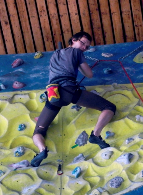 С пылу, с жару:) Фото с Чемпионата КАиС МЭИ по скалолазанию. (Альпинизм, ак мэи, соревнования, скалолазание)