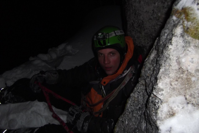 Есть ледовый маршрут в Хибинах. (Альпинизм, хибины, цирк поясов, дружкин, полукаров, кокшаров, ледолазание, бореалис)