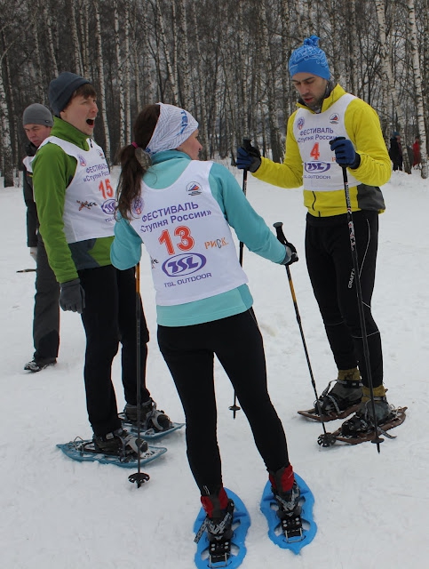 Ступня России - 2012. Как это было... (Снегоступинг, tsl, снегоступы, ромашково, снегоступинг)