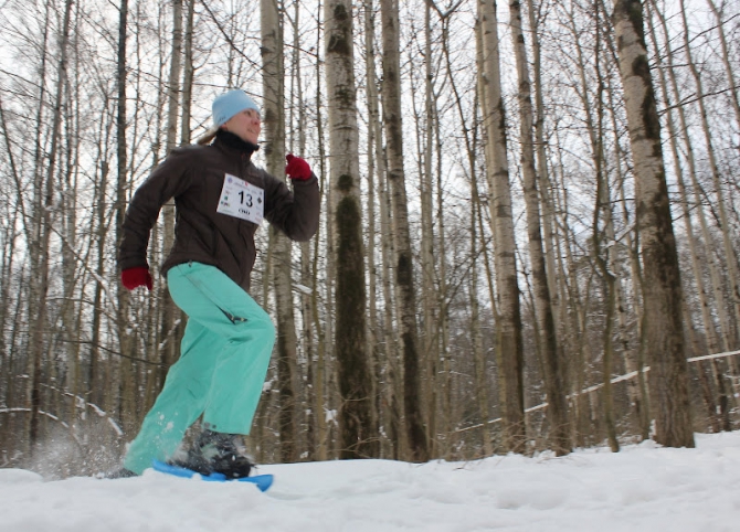 Ступня России - 2012. Как это было... (Снегоступинг, tsl, снегоступы, ромашково, снегоступинг)