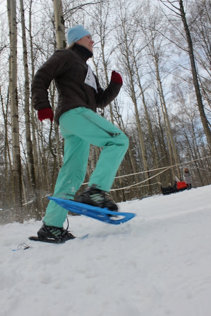 Ступня России - 2012. Как это было... (Снегоступинг, tsl, снегоступы, ромашково, снегоступинг)