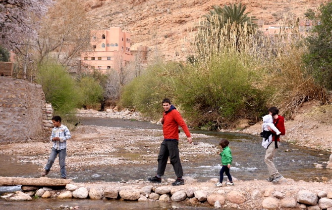 Марокко - скалолазание в каньоне Тодры. Зеленый чай с мятой. (Альпинизм)