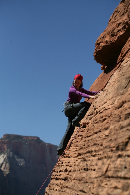 Zion Women. Особенности зайоновской страховки (Альпинизм, zion women climbing fest)