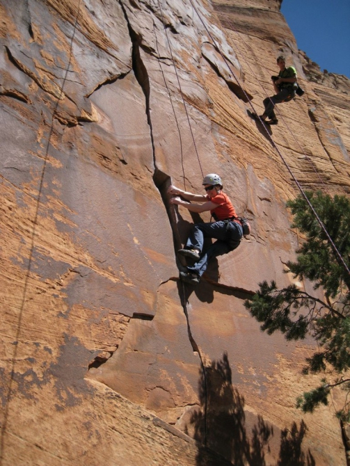 Zion Women. Особенности зайоновской страховки (Альпинизм, zion women climbing fest)