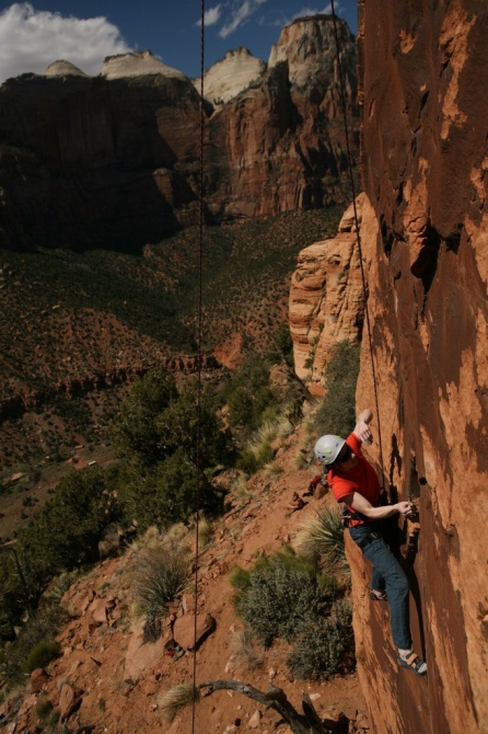 Zion Women. Особенности зайоновской страховки (Альпинизм, zion women climbing fest)