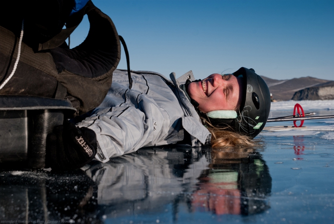Экспедиция на коньках по льду Байкала (Бэккантри/Фрирайд, коньки, зима)