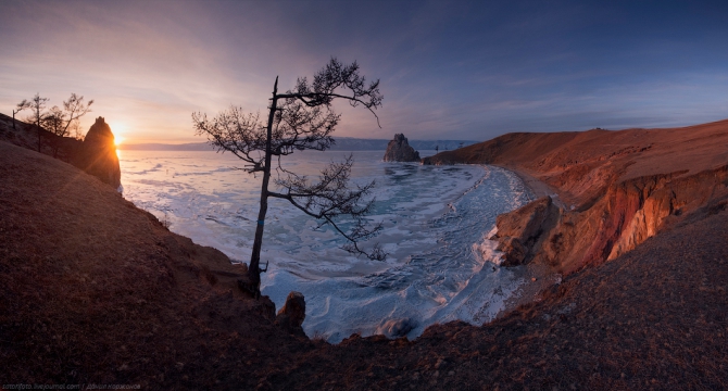 Экспедиция на коньках по льду Байкала (Бэккантри/Фрирайд, коньки, зима)