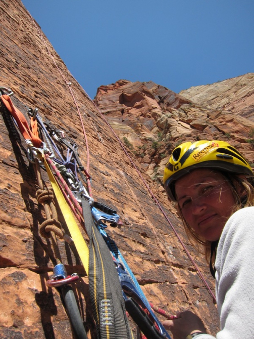 Zion Woman. Соревновательня часть на финишной прямой. (Альпинизм, zion women climbing fest)