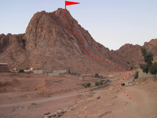 Альпинизм на Синае. Когда нет ветра. (египет, синай, санта катерина, описание маршрута)