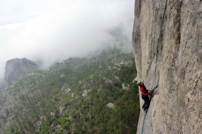 ГРАФИКА. Новый маршрут на в. Шаан-Кая от харьковчан. (Альпинизм, крым, малые горы, первопроход, полтавец)