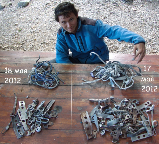 Морчека. Новости. (Альпинизм, sivera team, ремонт маршрутов, центр, венто, орел, савельев, сивера, grivel, крым, нефедов, мамлеев, vento, альпинистские маршруты, реболтинг)