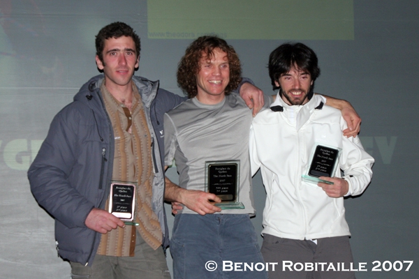 Festiglace du Quibec 2007: Евгений Кривошейцев - трижды победитель! (Ледолазание/drytoolling, лед, события, канада)