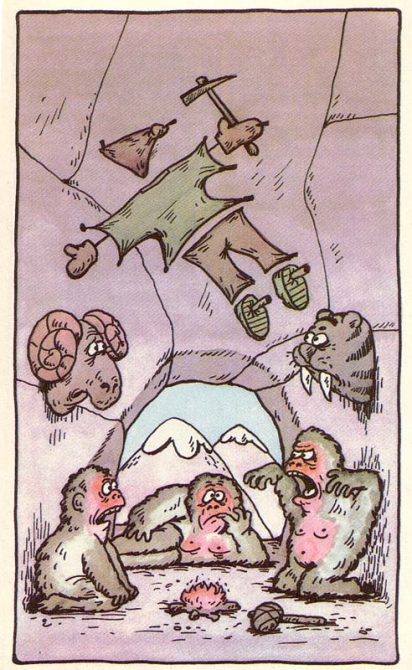 "Камнем вверх" (комикс, карикатура, юмор)