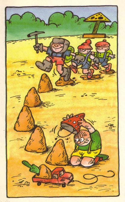 "Камнем вверх" (комикс, карикатура, юмор)