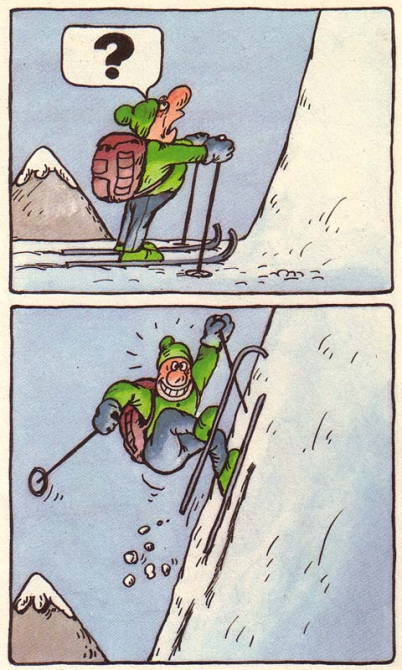"Камнем вверх" (комикс, карикатура, юмор)