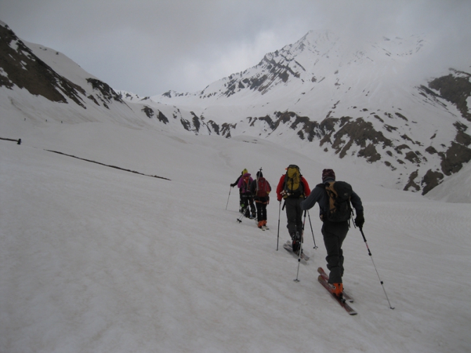 Ски-тур/ бэккантри на Казбеке (Бэккантри/Фрирайд, арчилу цинцадзе, чекулаева оксана)