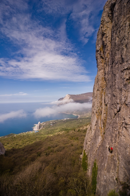 Мультипитч "Школа Роупджампинга" (Скалолазание, нефедов, grivel, sivera-team, бобров, педько, палец деликли буруна, новый маршрут, крым, ильяс)