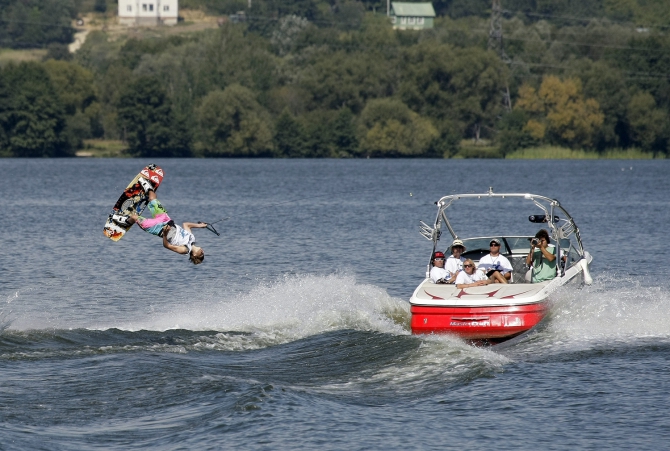 Открытый чемпионат Москвы по вейкбордингу (Вода)