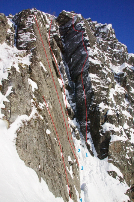 В поисках зимнего лазанья (Альпинизм, хибины, бастион вудьявра, вудъявра, вера, високосный день, headwall attack, сивера, sivera, sivera team, grivel, юкспор, скалы мгу, 2б, щель надежности, ребро жесткости, маршруты в хибинах, сотник, нефедов, романов, юшман)