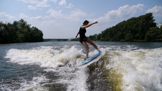 Красавицы на воде - II чемпионат России по вейксерфингу (Вода, вейкбординг)