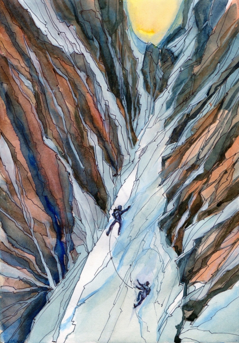 "В снегах Монблана"  Роже Фризон-Рош, II том (Альпинизм, рисунок, притяжение вершин)