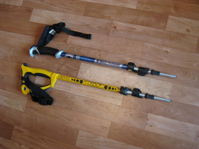 Гибрид трекинговой палки и ледоруба (Бэккантри/Фрирайд, whippet, трекинговые палки, grivel, фрирайд, condor, гибрид палки и ледоруба)