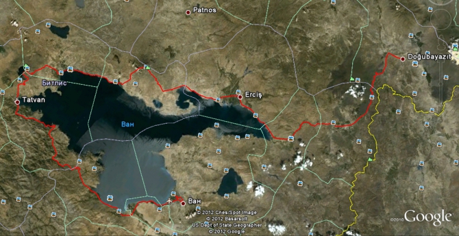 Велопоход по Турции, часть 1: озеро Ван и вулкан Сюпхан (Путешествия, турция, арарат, горы)