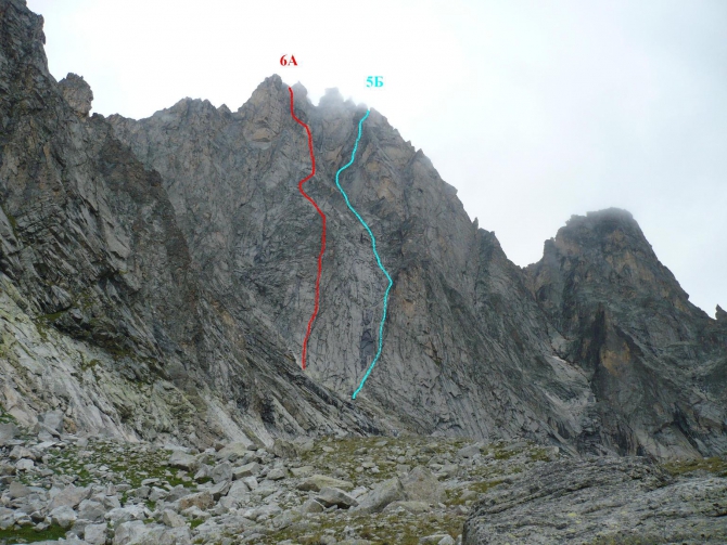 Впечатления от первой 6А (Двузубка, район Нахара, Западный Кавказ, Альпинизм)